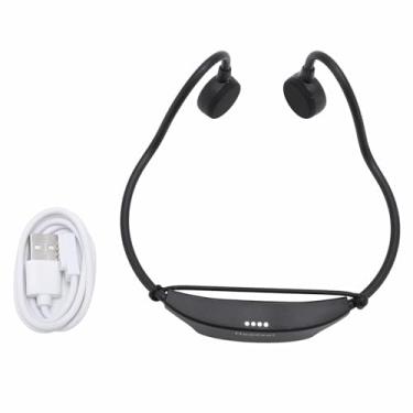 Imagem de Fones de Ouvido Esportivos Bt de Orelha Aberta, 32G 5.0 Bt IPX8 à Prova de água Fones de Ouvido de Condução óssea à Prova de Suor Estéreo Dupla Face para Exercícios de Corrida