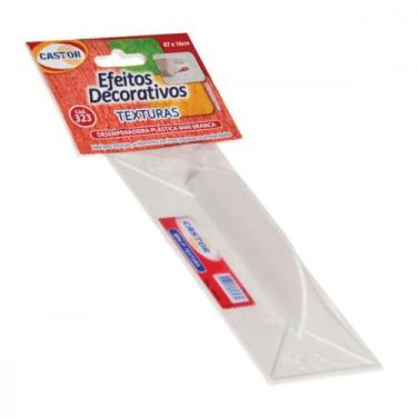 Imagem de Desempenadeira Pvc Castor Branco Textura 07X16 R323, Branco