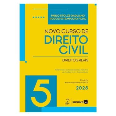 Imagem de Novo Curso De Direito Civil - Vol.5 - Direitos Reais - 7ª Edição 2025