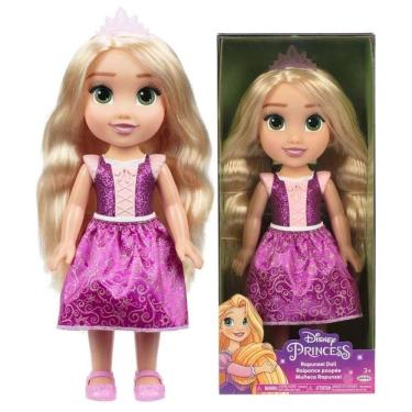 Imagem de Boneca Rapunzel Toddler Articulada 38cm Princesas Disney - Multikids