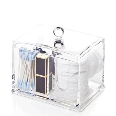 Imagem de Organizador Porta Algodão E Cotonete em Acrílico