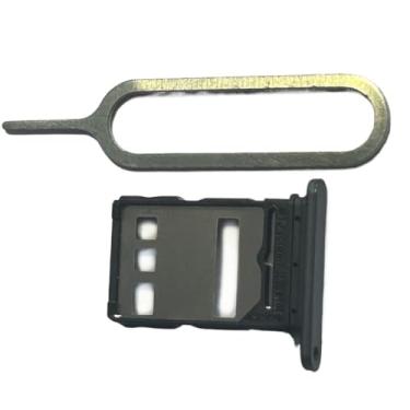 Imagem de zhxchzhi Suporte de bandeja de cartão SIM duplo OEM solt+pin compatível com Honor Magic 7 lite 5G Parts Preto