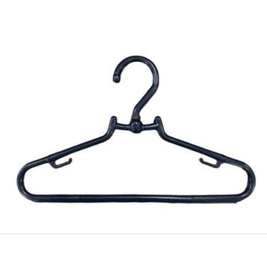 Imagem de Cabide Plástico Infantil Giratório - 30 x 18 cm KIt 25 Pçs - MMF