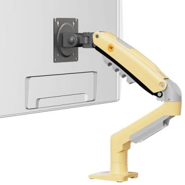 Imagem de Suporte para monitor, serve para monitores de computador de 17 a 30 polegadas ou maiores (dentro de 9 kg), suporte ajustável com função giratória de rotação de inclinação, suporte de mesa série F80