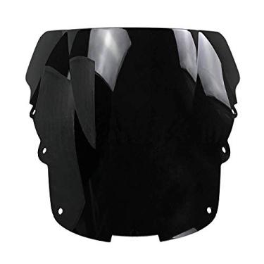 Imagem de Tela de para-brisa de bolha dupla para motocicleta 1996-2007 para Honda CBR1100XX CBR 1100 XX Super Blackbird Black Iridium