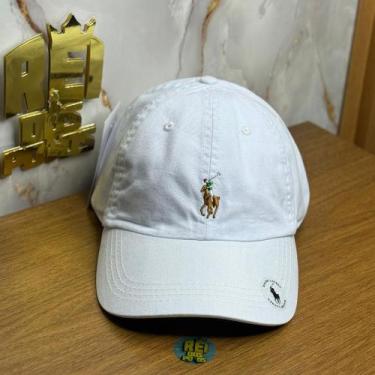 Imagem de Boné Polo Mini Cavalinho Colorido 100% algodão, Branco