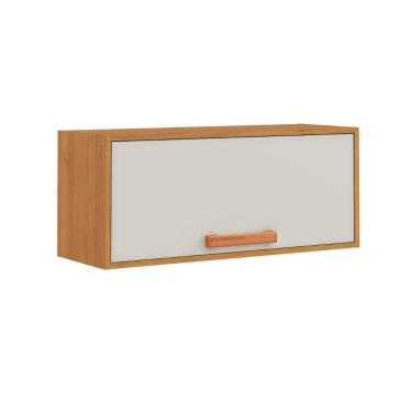 Imagem de Armario Itatiaia Napoles 1 Porta Basculante 80cm Cinamomo Off White