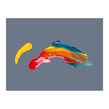 Imagem de NBEADS Paleta de tinta de vidro, paleta de artistas de vidro cinza para paleta de pintura a óleo, resistente a arranhões, limpeza fácil para mistura precisa de cores aquarela, 30 x 40 x 0,3 cm