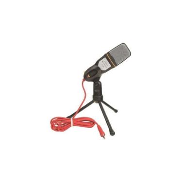 Imagem de Microfone SF 666 condensador omnidirecional preto - MBTECH