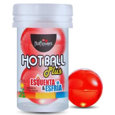 Imagem de Kit 2 Bolinhas Explosivas Vaginal Esquenta e Esfria Hot Ball - Hot Flo