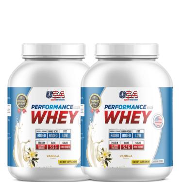 Imagem de Whey Protein 2kg (Baunilha) Proteínas + Aminoácidos + Vitaminas (USA Sport Nutrition)
