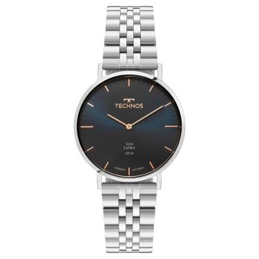 Imagem de Relógio Technos Masculino Slim Prata - 2025luh-1a