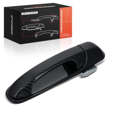 Imagem de A-Premium Maçaneta externa do lado do passageiro dianteiro direito compatível com Dodge Ram 1500 2500 3500, Durango, Dakota & Ram Dakota e Mitsubishi Raider, preto