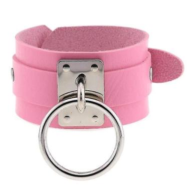 Imagem de Pulseiras artesanais gótico punk pulseiras de couro feminino masculino