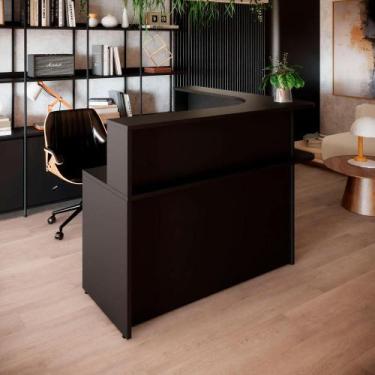 Imagem de Balcão Recepção em L e Gaveteiro Suspenso com 2 Gavetas F5 - F5 Office