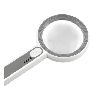 Imagem de Lupa de Mão Aumento 12x com LED Profissional Portátil