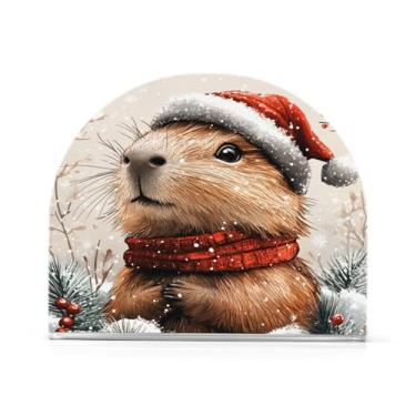 Imagem de Lindo porta-guardanapos de capivara de Natal para mesas - Porta-guardanapos para cozinha, porta-guardanapos de mesa, porta-guardanapos de coquetel, porta-guardanapos de papel37