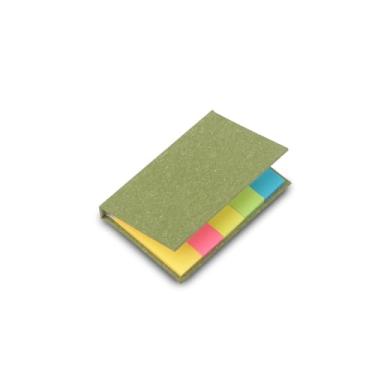 Imagem de Caderno A5 com Capa Dura, 80 Folhas Pautadas, Material Sintético, Suporte para Caneta, Elástico, Miolo Bege (Mini Caderno sticky Verde)