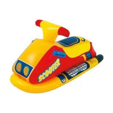 Imagem de Boia Jet Ski Infantil Inflável Bote Modelo Scooter Praia Mar Piscina -