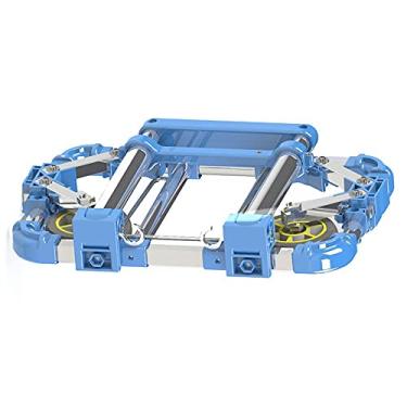 Imagem de Carrinho dobrável de alumínio leve e portátil - Carrinho de viagem versátil para compras e uso doméstico - Carrinho utilitário preto compacto para transporte fácil