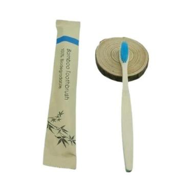 Imagem de Escova De Dente De Carvão De Bambu Com Cerdas Macias E Coloridas, Vega