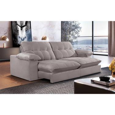 Imagem de Sofá Retrátil Juiz De Fora 1,80m 2 Lugares Molas Ensac. Txr Bege