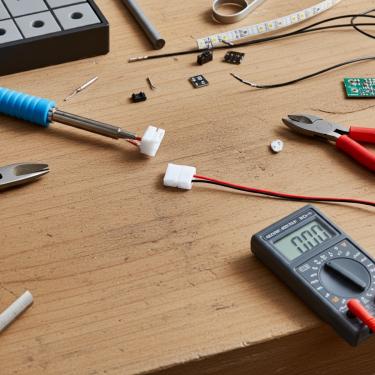 Imagem de Conector Fita Led Smd 8 mm Simples com Cabo Tradestar