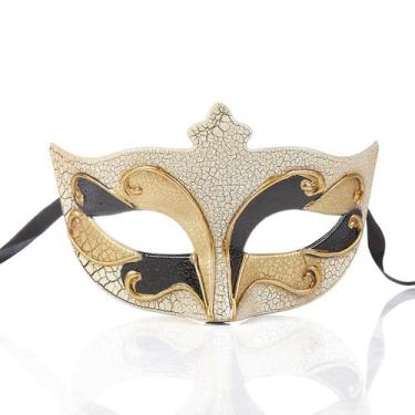 Imagem de Máscara Venice Crown Latex para fantasia de festa de Halloween - yiwei