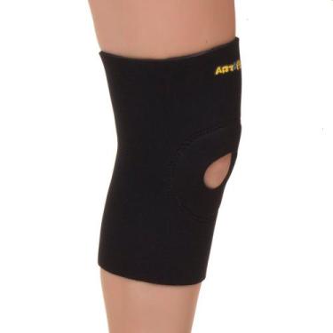 Imagem de Joelheira Ortopédica Em Neoprene Com Suporte Para Rótula E Reforço Bil