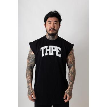 Imagem de Regata Oversized Brigth Thpe Premium, Preto, P