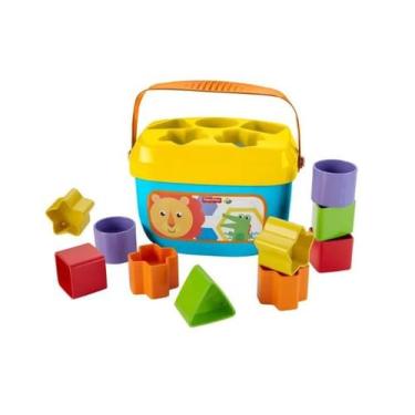 Imagem de Balde Pedagógico Primeiros Blocos - Fisher Price - Fisher-Price