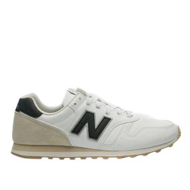 Imagem de Tênis de Corrida New Balance 373v2 Masculino, 41, Branco