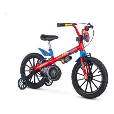 Imagem de Bicicleta Infantil Aro 16 Menino Homem Aranha-spider  Nathor