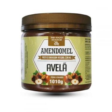 Imagem de Pasta de Amendoim Integral com mel Sabor Avelã (1010g) - Amendomel