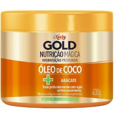 Imagem de Máscara Trat Nutrição Mágica Óleo De Coco + Abacate Nielygold 430Gr