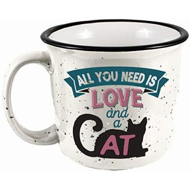 Imagem de Spoontiques Caneca de acampamento de gato