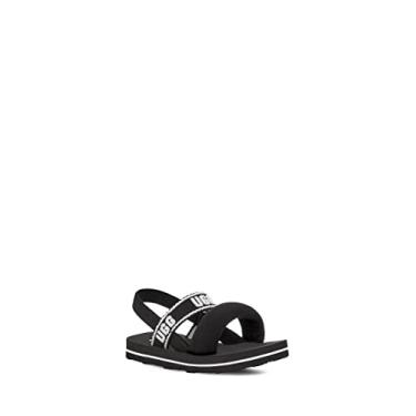 Imagem de UGG Sandália unissex infantil I Zuma Sling, Preto, 2-3 Infant