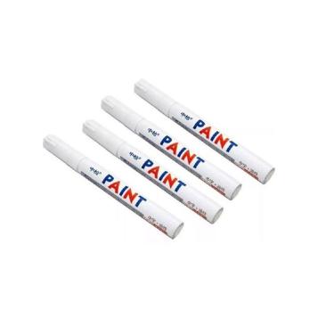 Imagem de Caneta Permanente para Retoque em Pinturas - Tinta Marcador P/ Pneu