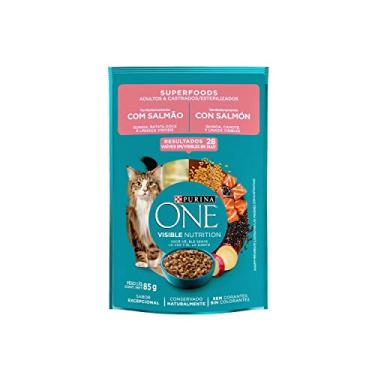 Imagem de Ração Úmida Gatos PURINA ONE Salmão 85g