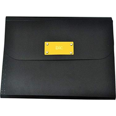 Imagem de Pasta Sanfonada A4 12Divisões Unitario, Dac, Pasta Sanfonada A4 12Divisões Unitario 658Pp-Am, Amarelo, 658Pp-Am