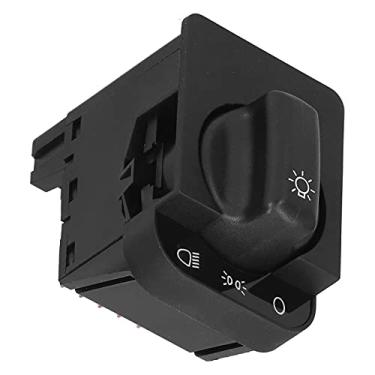 Imagem de Interruptor de farol 1241319, substituição OEM, Plug and Play, faróis de controle, material ABS, Astra F Van Corsa B Tigra 91-02 Fitment