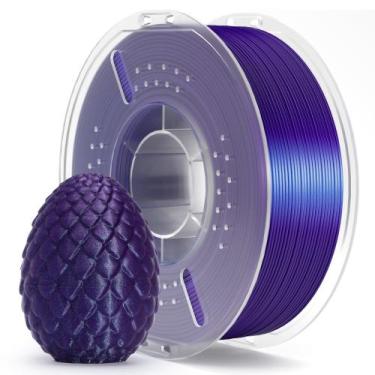 Imagem de Filamento PLA 1,75mm ELEGOO Galaxy Purple - 1kg para Impressora 3D