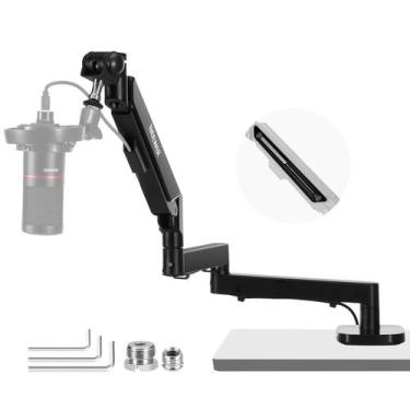 Imagem de Suporte de Mesa para Microfone Neewer Low Profile - Compatível com Shu