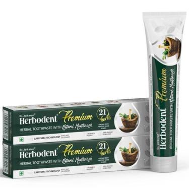 Imagem de Pasta de Dente Herbodent Premium - 2 Unidades de 172ml com 21 Ervas e 