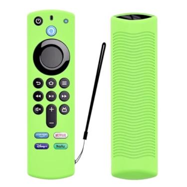 Imagem de Capa para Controle Fire TV Stick HD / 4K Silicone Antiderrapante Anti-Shock (Verde Fluorescente)