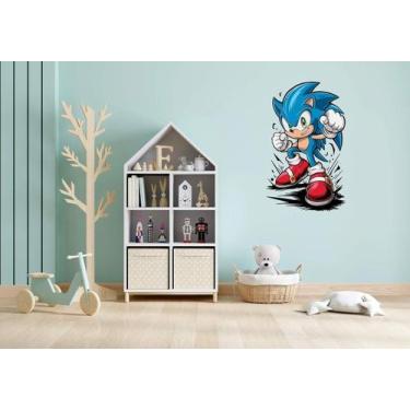 Imagem de Adesivo De Parede Sonic Mod21 - Lojinha Da Luc Adesivos