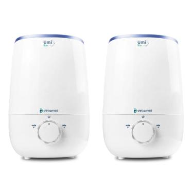 Imagem de Combo 2 Umidificador Ultrassônico 3,4 litros UMI STAR Dellamed Bivolt