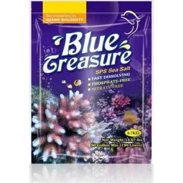 Imagem de Sal Blue Treasure Sps Sea Salt 6,7 Kg - Aquario Marinho Sais
