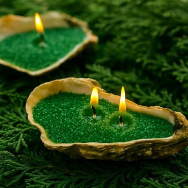 Imagem de Conelist Conjunto de cera de areia perfumada de abeto de 1,0 kg, kit de refil de velas personalizadas para fabricação de pó, cera de palma, totalmente natural, não tóxica, com 20 mechas para presentes