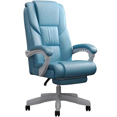 Imagem de Cadeira executiva cadeiras executivas para mesa de computador de pano nano tecnológico grande e alta, cadeira de escritório com encosto alto com apoio de braço, cadeira executiva moderna giratória